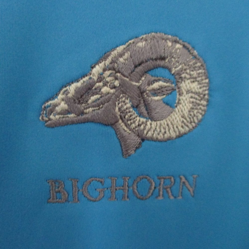 Chase54 Mens S/S Bighorn Golf Club Blue Polo Shirt - Size Medium